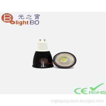 3 W CE Aluminum GU10 Indoor LED Spotlights 6000k for School
